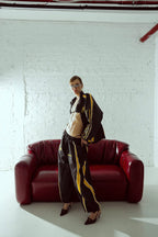 Jacket Degrey BLACK YELLOW WITH ATHLETE LOGO sports parachute jacket