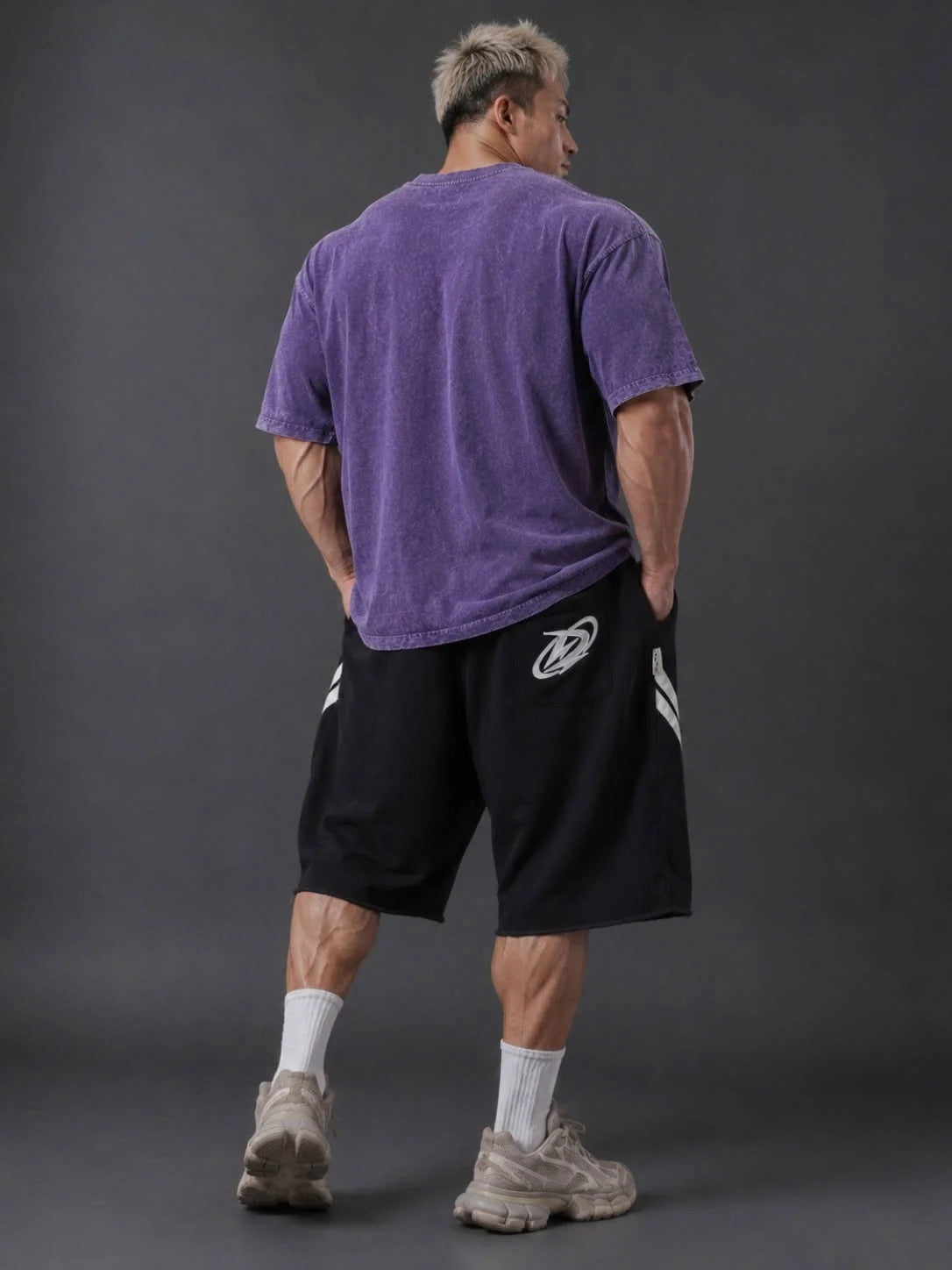 PURPLE Degrey waxed t-shirt